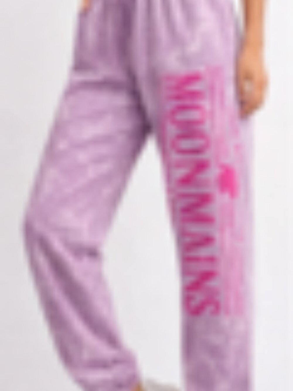 Purple Tie Dye Joggers 💜 Graphic Sweatpants L | Bloom POP - Picture 6 of 9